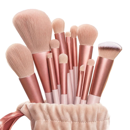 Glowrify Beauty 13 Piece Professional Makeup Brush Set Complete Collection