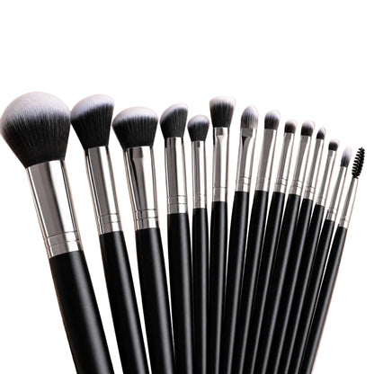 Glowrify Beauty 15 Piece Professional Makeup Brush Set With Storage 