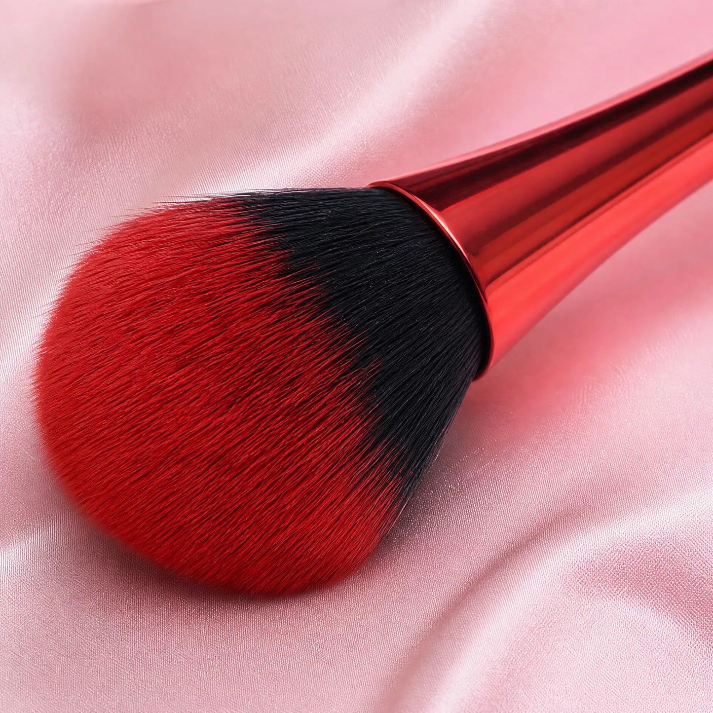 Glowrify Beauty Premium Face Makeup Brush Red Color