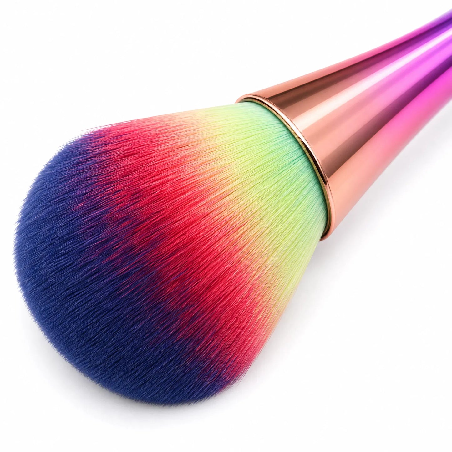 Glowrify Beauty Premium Face Makeup Brush Rainbow Color