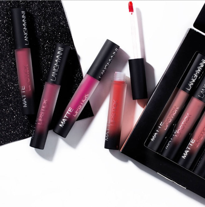 lipstick set 12pcs waterproof velvet finish for perfect matte lip styling