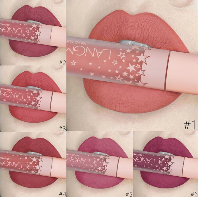 long lasting velvet lipstick set with 12 rich shades for flawless matte lip look