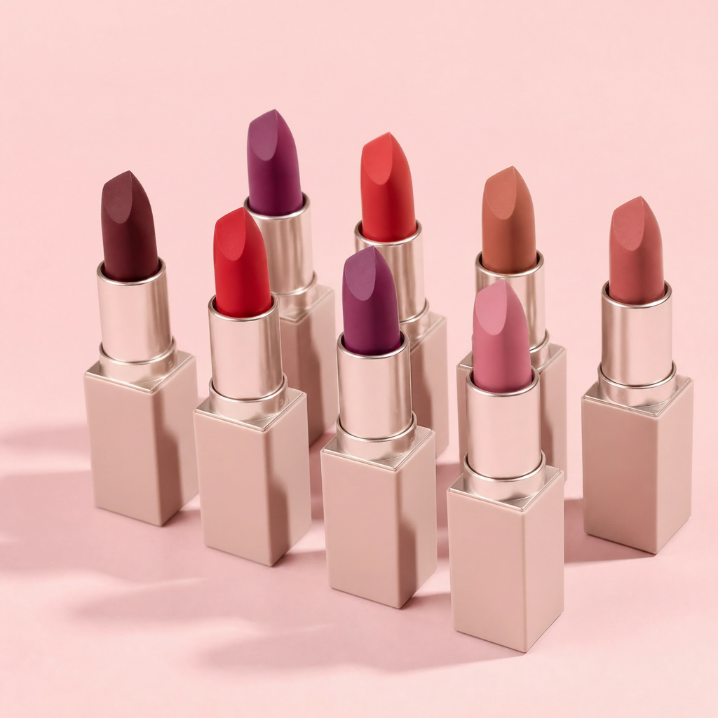 Glowrify Beauty Long Wear Matte Lipstick Set 8 Piece Assorted Shades