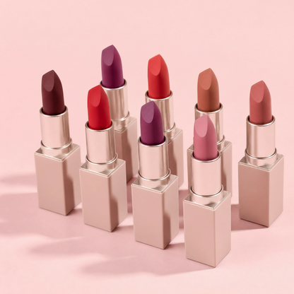 Glowrify Beauty Long Wear Matte Lipstick Set 8 Piece Assorted Shades
