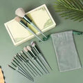 Premium beauty brush kit with durable handles and soft bristles