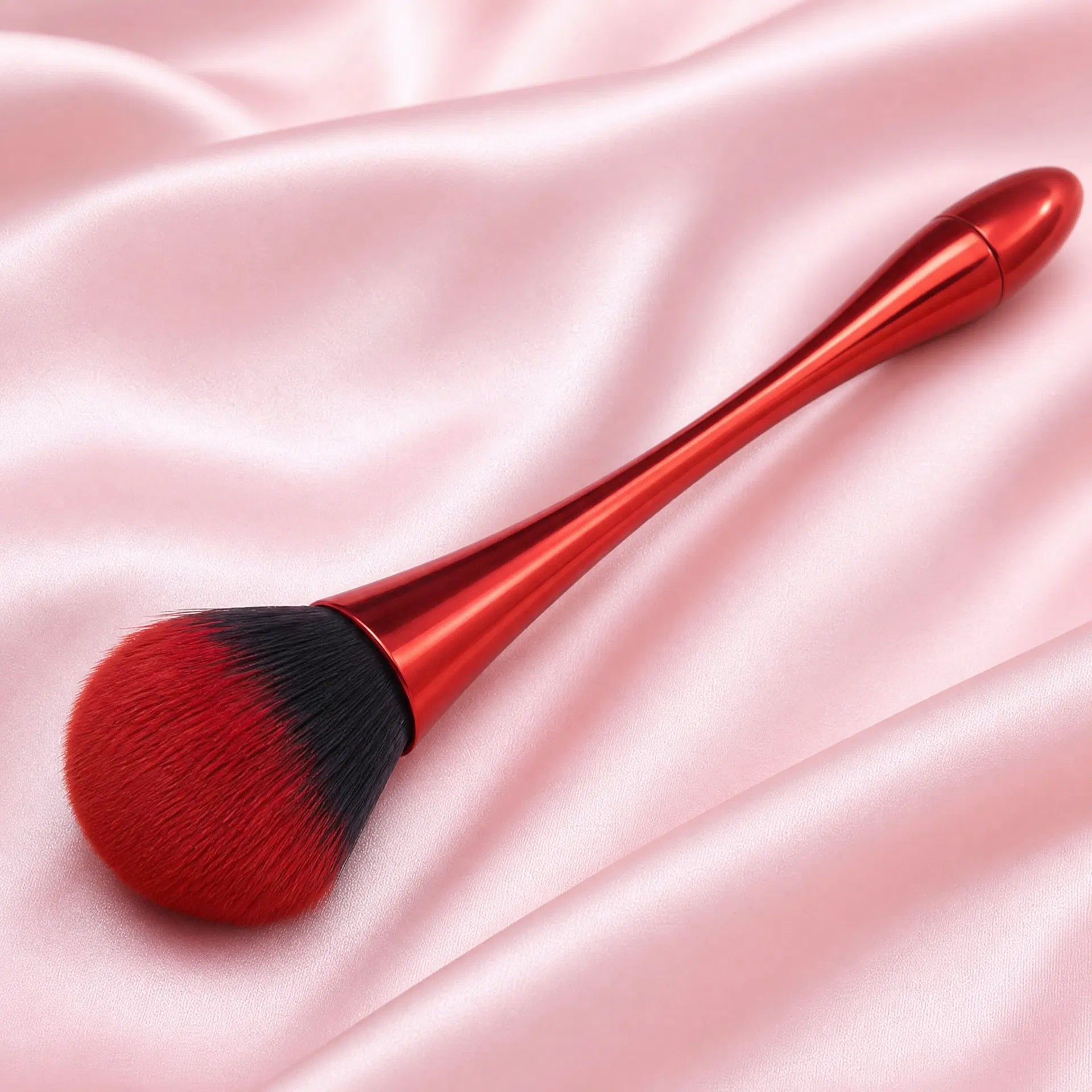 Glowrify Beauty Premium Face Makeup Brush Red Color